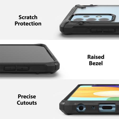 Ringke Fusion X Tough Black Case  - For Samsung Galaxy A52