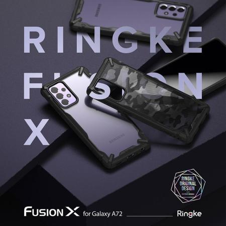 Ringke Fusion X Samsung Galaxy A72 Tough Case - Black