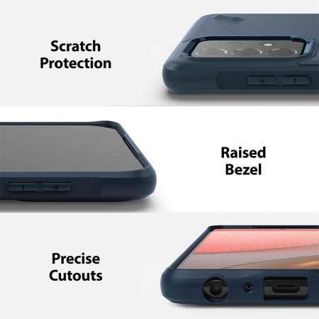 Ringke Onyx Samsung Galaxy A72 Protective Case - Navy