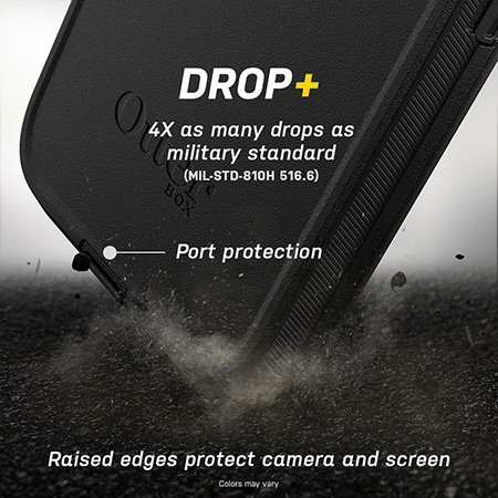 OtterBox Defender Black Tough Case - For Samsung Galaxy S21 Plus
