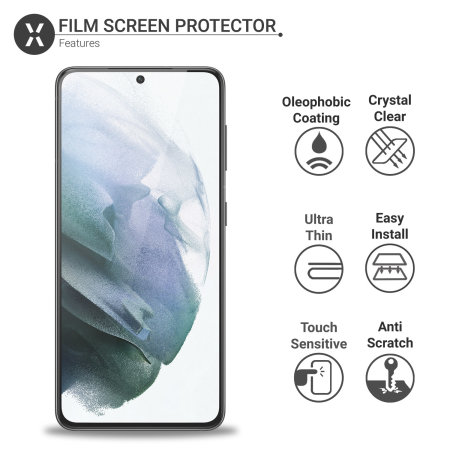 Olixar Samsung Galaxy S21 Privacy TPU Film Screen Protector - 2 Pack