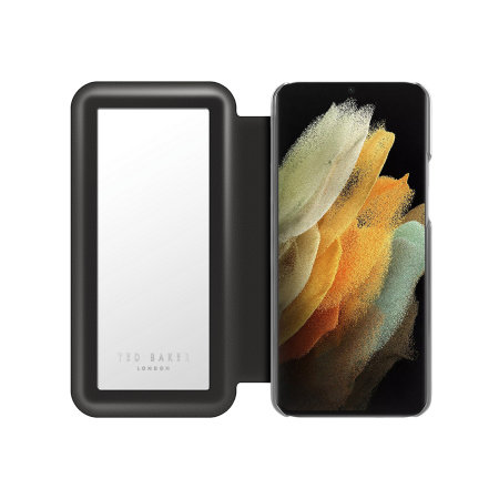 Ted Baker Elderflower Samsung Galaxy S21 Ultra Folio Case - Black