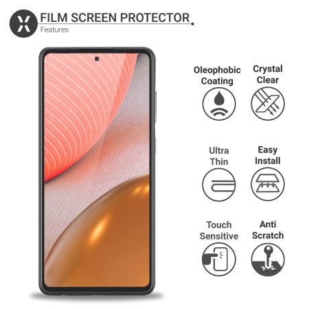 Olixar Samsung Galaxy A72 Privacy Film Screen Protectors - Twin Pack