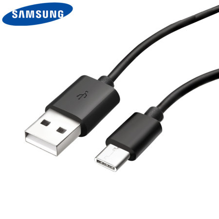 Official Samsung Galaxy A12 USB-C Fast Charging Cable - 1.2m - Black