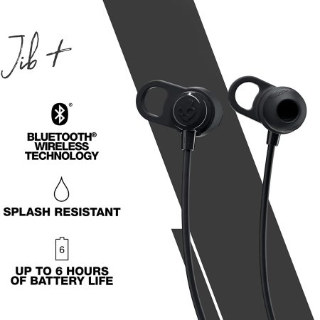 Skullcandy Jib Plus Wireless In-Ear Earbuds - Black