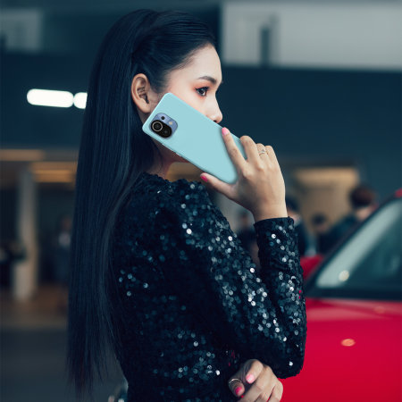 Olixar Soft Silicone Xiaomi Mi 11 Case - Pastel Blue