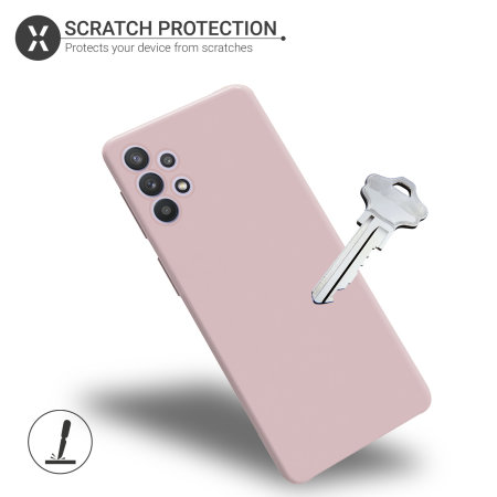 Olixar Soft Silicone Samsung Galaxy A32 Case - Pastel Pink