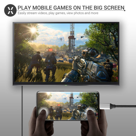 Olixar OnePlus 9 Pro USB-C To HDMI 4K 60Hz Adapter - Grey