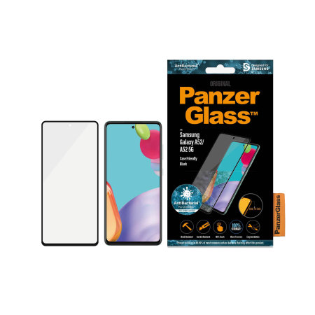 PanzerGlass Samsung Galaxy A52 Glass Screen Protector - Black