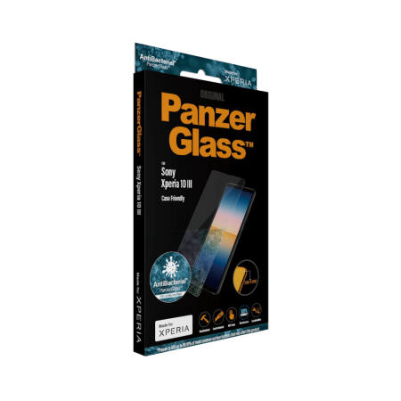 PanzerGlass Sony Xperia 10 III Glass Screen Protector - Black
