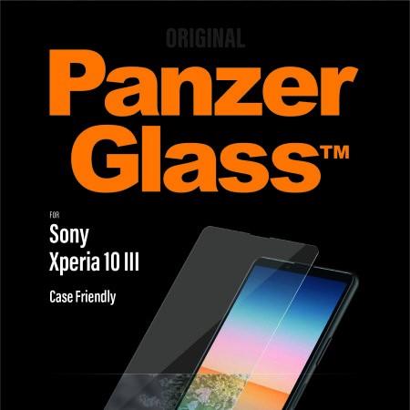 PanzerGlass Sony Xperia 10 III Glass Screen Protector - Black