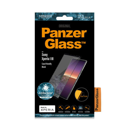 PanzerGlass Sony Xperia 1 III Glass Screen Protector - Black