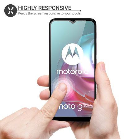 Olixar Motorola Moto G30 Tempered Glass Screen Protector