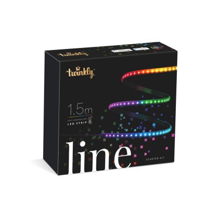 Twinkly Line Smart App-controlled RGB LED Light Strips - W/ US Adapter