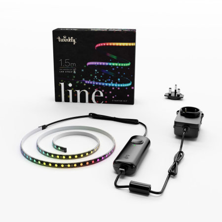Twinkly Line Smart App-Controlled RGB LED Light Strips - W/ EU Adapter