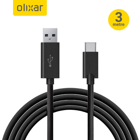 Olixar Xbox One USB-C Charging Cable - Black - 3m