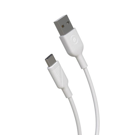 Muvit For Change Eco-Friendly USB A To USB-C Cable 3M - White