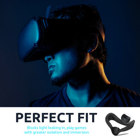 Olixar Oculus Quest 2 Silicone VR Face Cover - Black
