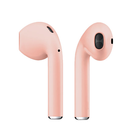 FX True Wireless Earphones With Microphone - Rose Gold