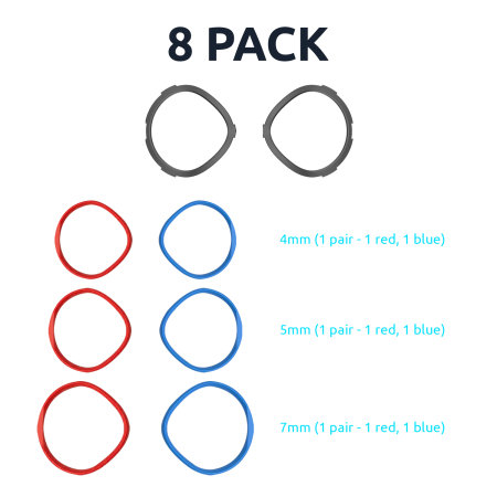 Olixar Anti-Scratch Lens Rings For Oculus Quest 2 VR Headset - 8 Pack