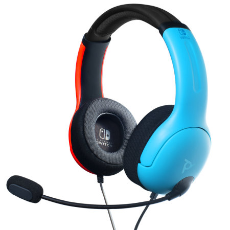 PDP LVL40 Nintendo Switch LVL40 Wired Headset - Blue/Red