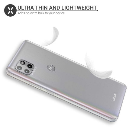 Olixar Ultra-Thin Motorola One 5G Ace Case - 100% Clear