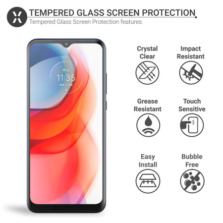 Olixar Moto G Play 2021 Tempered Glass Screen Protector