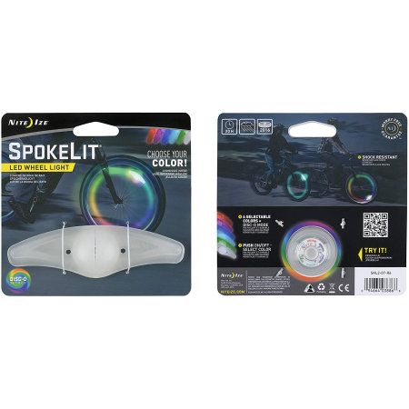 Nite Ize SpokeLit LED Multicolour Flashing Bike Wheel Light