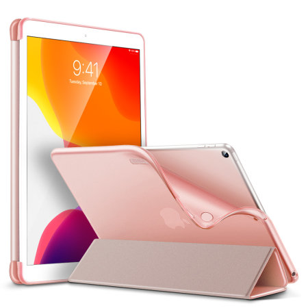 Sdesign iPad 10.2" 2020 8th Gen. Soft Silicone Case - Rose Gold