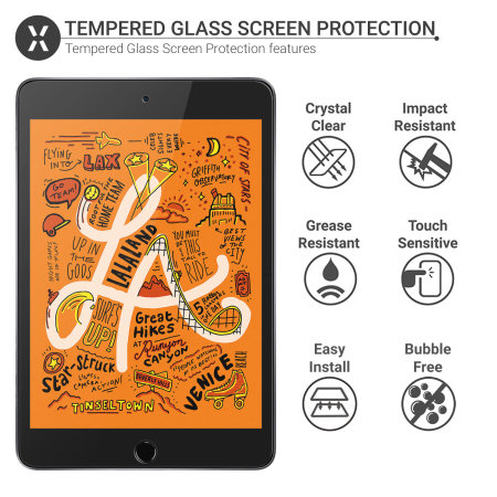Olixar iPad Mini 4 2015 4th Gen. Tempered Glass Screen Protector