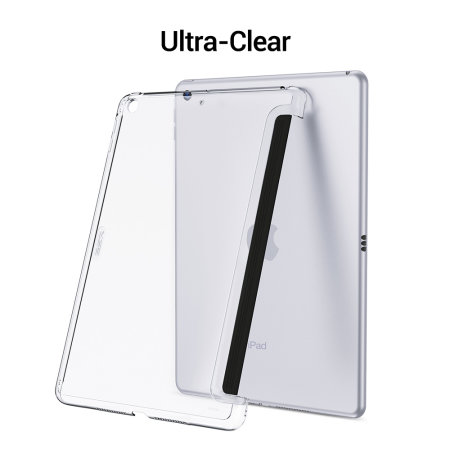 Sdesign iPad 10.2" 2020 8th Gen. Transparent Cover Case - Clear