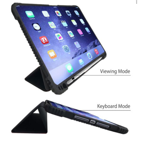 Devia iPad 10.2" 2019 7th Gen. ShockProof Protective Fold Case - Black