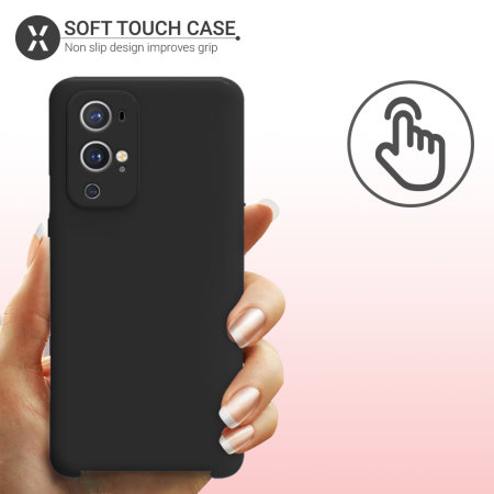 Olixar Oneplus 9 Pro Soft Silicone Case - Black