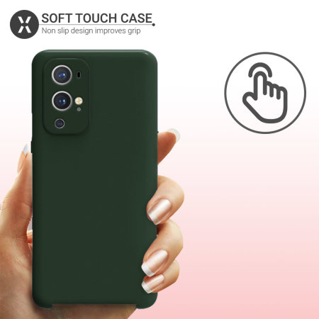 Olixar Oneplus 9 Pro Soft Silicone Case - Green