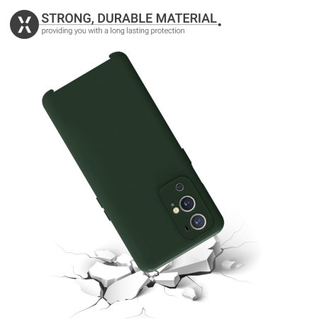 Olixar Oneplus 9 Pro Soft Silicone Case - Green