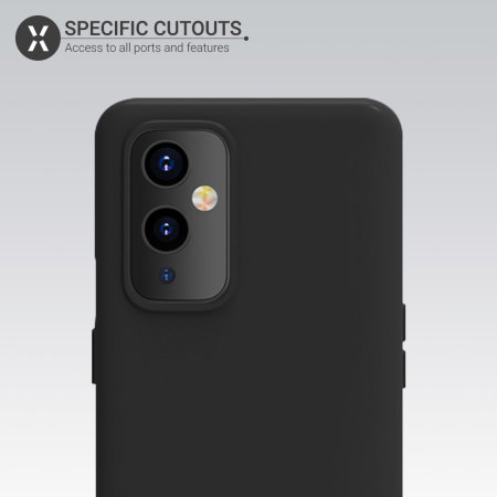 Olixar Oneplus 9 Soft Silicone Case - Black