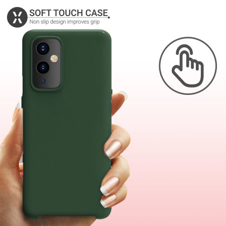 Olixar Oneplus 9 Soft Silicone Case - Green