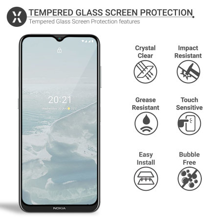 Olixar Nokia G20 Tempered Glass Screen Protector