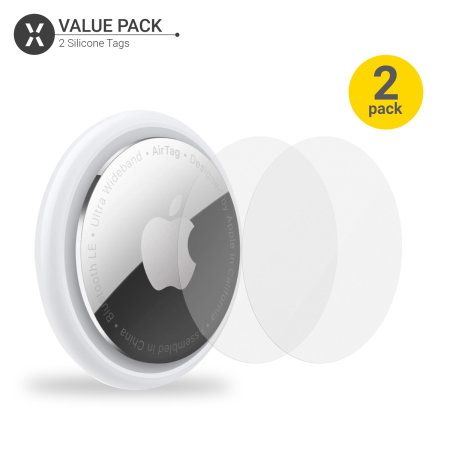 Olixar Apple AirTags Anti-Scratch Film Protector - 2 Pack