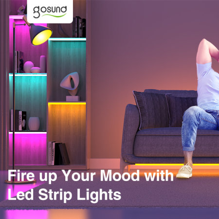 Gosund Smart LED Colour Changing Light Strips  - 2.8m