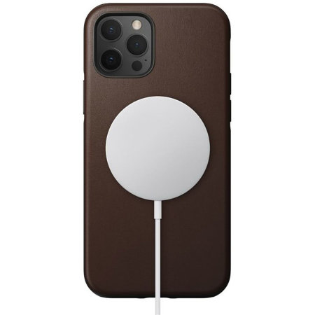 Nomad iPhone 12 Pro MagSafe Compatible Leather Case - Rustic Brown