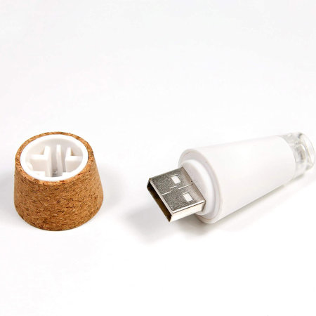 Suck Multicolour Rechargeable USB Cork Shaped Bottle Light