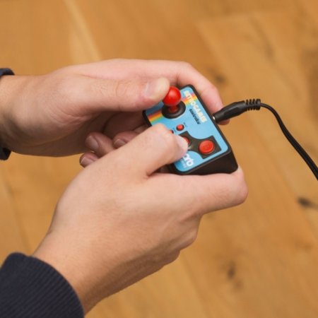ThumbsUp Plug & Play Retro 200-in-1 Handheld TV Games Controller- Blue