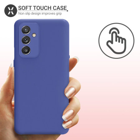 Olixar Samsung Galaxy Quantum 2 Soft Silicone Case - Midnight Blue