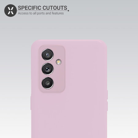 Olixar Samsung Galaxy Quantum 2 Soft Silicone Case - Pastel Pink