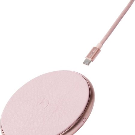 Decoded 10W Qi Genuine Leather Wireless Charging Pad & USB-C Cable