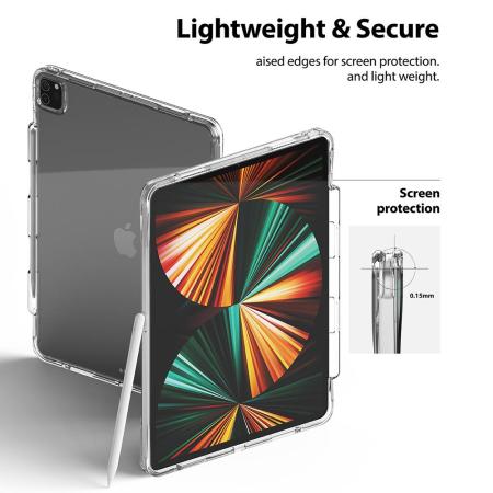 Ringke Fusion X iPad Pro 12.9" 2021 5th Gen. Case - Smoke Black