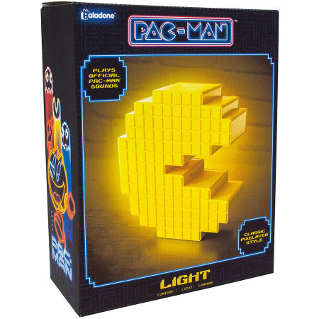 Paladone Pac Man Pixelated Vintage Gaming Desk Light  - Yellow