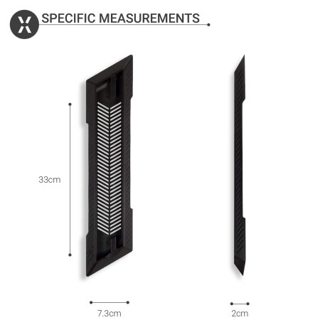 Olixar PS4 Slim Vertical Cooling Stand - Black