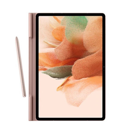 Official Samsung Galaxy Tab S7 FE Book Cover Case - Pink